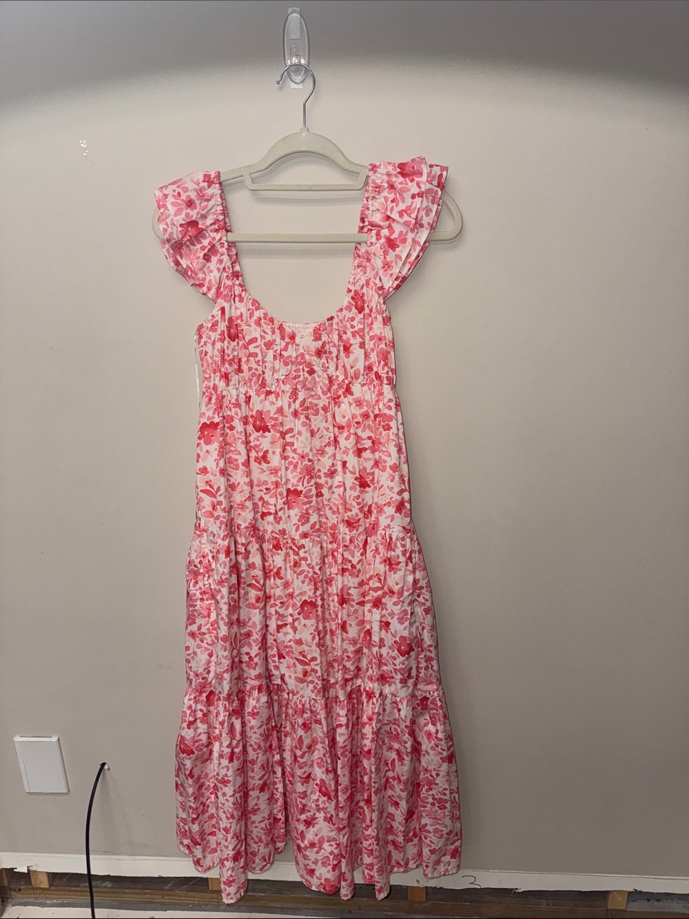 Abercrombie & Fitch Pink Floral Maxi Dress